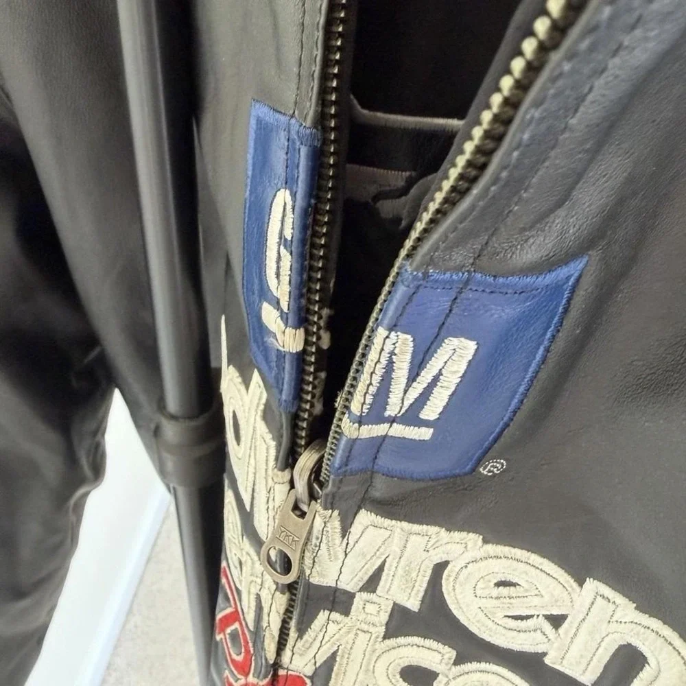 Vintage 90's Dale‎ Earnhardt Sr. #3 Goodwrench Leather Jacket XL/XXL Reversible